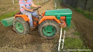 THE BEST garden tractor NIBBI 4X4 lombardini engine con fresa fresatrice [upl. by Aihtenak369]