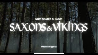 Amon Amarth  Saxons and Vikings lyrics  sub español vikings battle saxons amonamarth [upl. by Chuch]