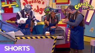 CBeebies Justins House  The Cake Machine [upl. by Morganstein847]