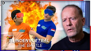 KEIHARDE BOTSINGEN TIJDENS VOETBAL💥  The Battle Blindenvoetbal  Zappsport [upl. by Samy172]