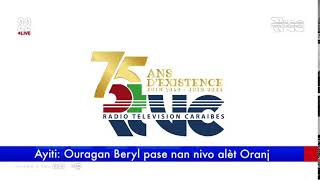 Ayiti Ouragan Beryl pase nan nivo alèt Oranj Direksyon Pwoteksyon Sivil ap pote presizyon [upl. by Ridan]