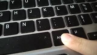 Comment faire un arobase sur clavier AZERTY [upl. by Ahsoek782]