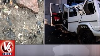 AP Minister Narayanas Son Friend Killed In Car Accident  Live Updates From Accident Spot  V6News [upl. by Teews]