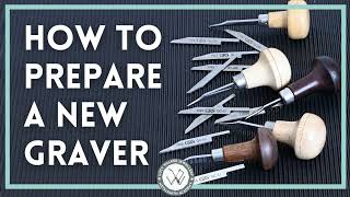 How to Prepare a New Graver  Jewelry Making Tools 101  Metalsmith Academy [upl. by Aicillyhp]