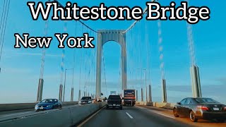 DRIVINGASTORIA QNS NY TO BRONX NY TAKING GRAND CENTRAL PKWY amp WHITESTONE BRIDGE NOV 2024 [upl. by Gytle]