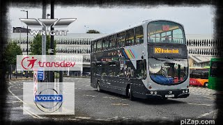 🚍Voith Gearbox Transdev Keighley 2450 SN57 GNJ Volvo B9 on Service K9 160724 [upl. by Yecam]