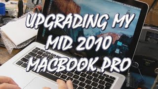 VLOG  Upgrading my mid 2010 Apple MacBook Pro amp Battery Needs Service Error [upl. by Eceerahs]