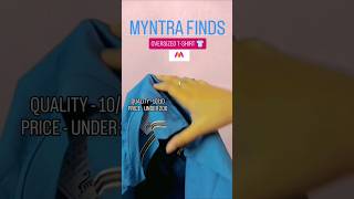 I Tried The Cheapest Oversized TShirts From Myntra😱🤯🩵👕 [upl. by Kubetz716]