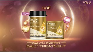 New Cream Silk Salon Expert Daily Treatment [upl. by Nimzay54]