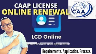 CAAP LICENSE ONLINE RENEWAL 2022  Step by step process [upl. by Alden]