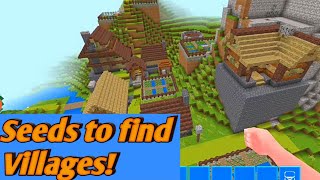 Seeds to find villages in realmcrafthow to find village in realmcraft [upl. by Drageruaeb100]