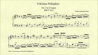 Bach Prelude in D major BWV 925 Harpsichord [upl. by Marabel]