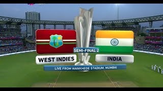 ICC T20 SemiFinal 2  India vs West Indies  Full Match  2016 [upl. by Notsahc]