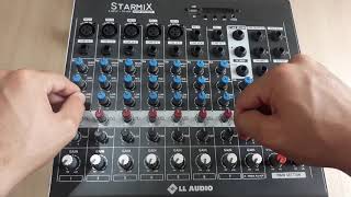 Unboxing Mesa De Som StarMix XMS802R [upl. by Tekcirc]