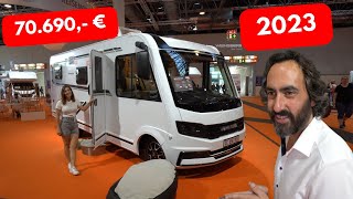 ECHTE 70690 € LINERLUXUSHOTEL VOLLINTEGRIERTES WOHNMOBIL 2023 Weinsberg CaraCompact 650 MEG [upl. by Fantasia257]