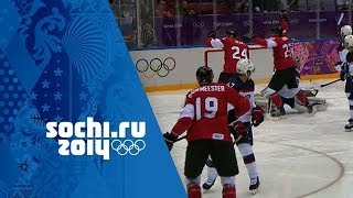 Ice Hockey  Mens SemiFinal  USA v Canada  Sochi 2014 Winter Olympics [upl. by Garey]