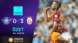 MERKUR BETS  Adana Demirspor 03 Galatasaray  HighlightsÖzet  Trendyol Süper Lig  202324 [upl. by Buzzell]