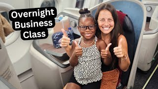 Overnight Business Class Flight FOR FREE [upl. by Pinto]