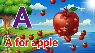 A for apple अ से अनार abcd phonics song bachho ka abc a for apple rhymes chuchu tv abcd song [upl. by Naejamron]