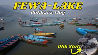 Pokhara Vlog  Exploring Fewa Lake  Live accident on the way of Fewa Lake  Chitrider Krishna [upl. by Alderson]