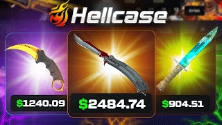 HELLCASE 5000 KASA SAVAŞI KATLATTI Hellcase Promo Code giveaway [upl. by Enelyam]