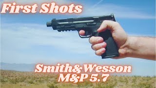 First Mag Review Smith amp Wesson MampP 57 Unleashing a Laser Beam [upl. by Danya861]