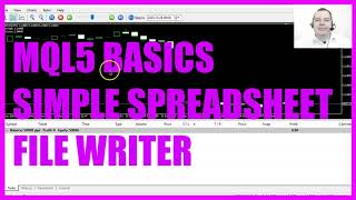 LEARN MQL5 TUTORIAL BASICS  94 SIMPLE SPREADSHEET FILE WRITER [upl. by Eeniffar]