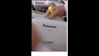 Panasonic KXTES824 Practical Training from zero part 1 [upl. by Grefer835]