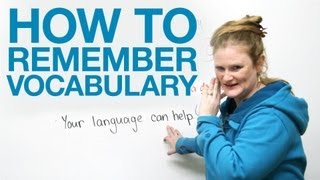 How to Remember Vocabulary [upl. by Rue996]