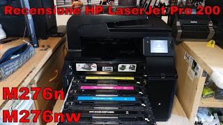 Stampante Laser a Colori • Recensione HP LaserJet Pro 200 M276nM276nw [upl. by Nessa700]