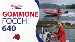 Gommone FOCCHI 640 con Motore SUZUKI  Test sul lago Maggiore  Barche Bellandi [upl. by Mccullough]