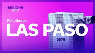 PASO 2023 Escrutinio resultados y análisis [upl. by Ludovika]