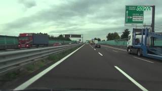 Italy  ItalienAutostrada A4 Richtung Milano  A22 Richtung Bolzano [upl. by Jamila978]