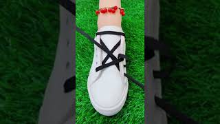 Lace pattern tying method  187 shoes shoelacetiestyle fashion [upl. by Bonucci11]