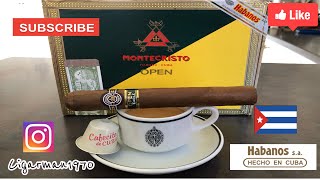 🇨🇺 Cuban cigars  MONTECRISTO Open Eagle unboxing [upl. by Atnwahsal905]