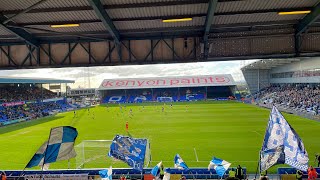 Oldham Athletic fans at home Vs Solihull Moors 25323 [upl. by Enoj]