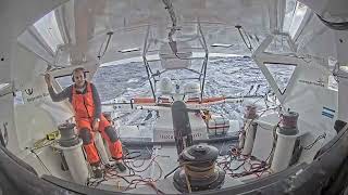 Day 4 update from Ollie in the Vendée Globe [upl. by Rolyab456]