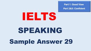 IELTS Speaking Test Sample Answer 29 [upl. by Aicital850]