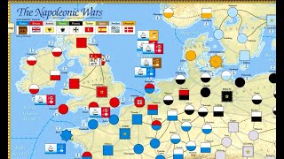 The Napoleonic Wars board game  Basic Rules  Gameplay Intro [upl. by Lorilee]