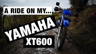 A Ride on my Yamaha XT600 E amp REVIEW [upl. by Home]