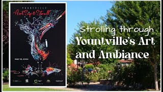 Yountville  A Stroll Through the Town and an Outdoor Art Exhibit [upl. by Aiak509]