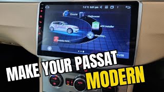 VW Passat CC Android Headunit Install  Double Din  How to [upl. by Ejroj358]