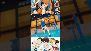 Volleyball Haikyuu Amazing Jump and Spike during practice volleyblock volleyball haikyuu anime [upl. by Yrrum]