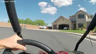 Riding my new Coleman gk200 go kart [upl. by Britney]