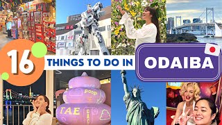 16 things to do in ODAIBA TOKYO 🤖 Japan Travel Guide [upl. by Hayotal777]