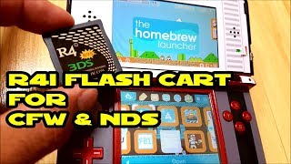 3DS R4i B9S flash cart for Luma CFW HomeBrew amp NDS [upl. by Akcirahs]