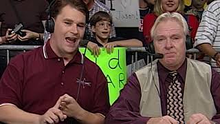 Bobby quotThe Brainquot Heenan pays tribute to Gorilla Monsoon WCW Monday Nitro OCT 11 1999 [upl. by Ause248]