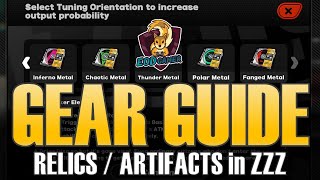 Easy Guide to RelicGear Sets in Zenless Zone Zero Drive Disc Music TuningDriver Validation [upl. by Scarlet]