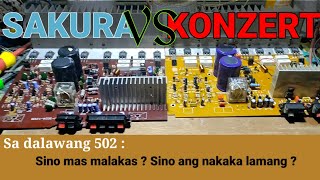 SAKURA AV5024  KONZERT AV502A  SINO NGA BA ANG MAS MALAKAS  SAAN SILA NAGKAIBA [upl. by Idnak]