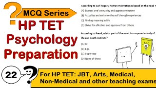 Psychology Most Important Questions for HP TET  HPTET Preparation 2024  Adhyayan Kaksh [upl. by Maxey]